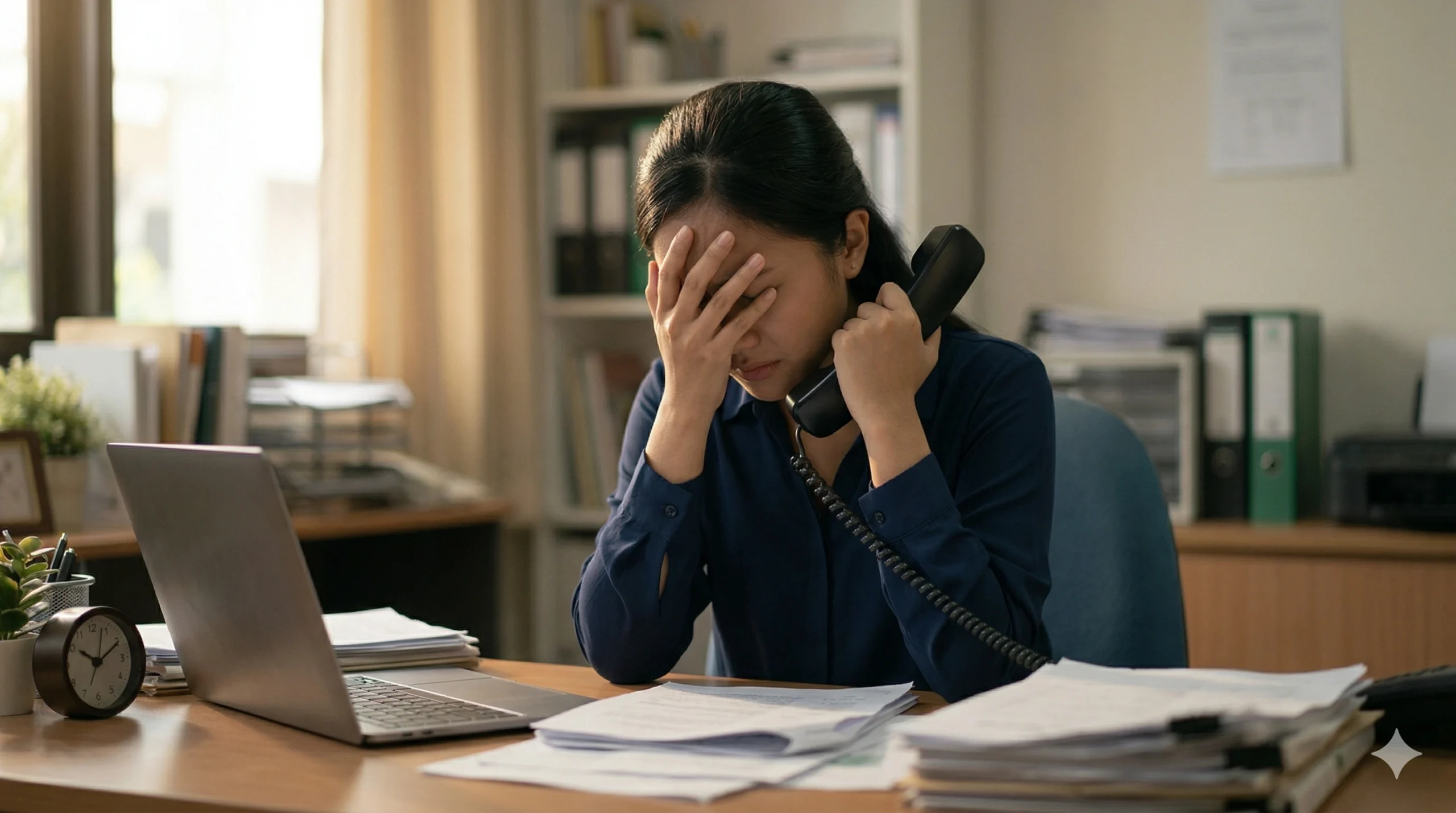 Seorang klien wanita berkonsultasi mengenai gejala kecemasan berlebih di Mind Care Center Tegal
